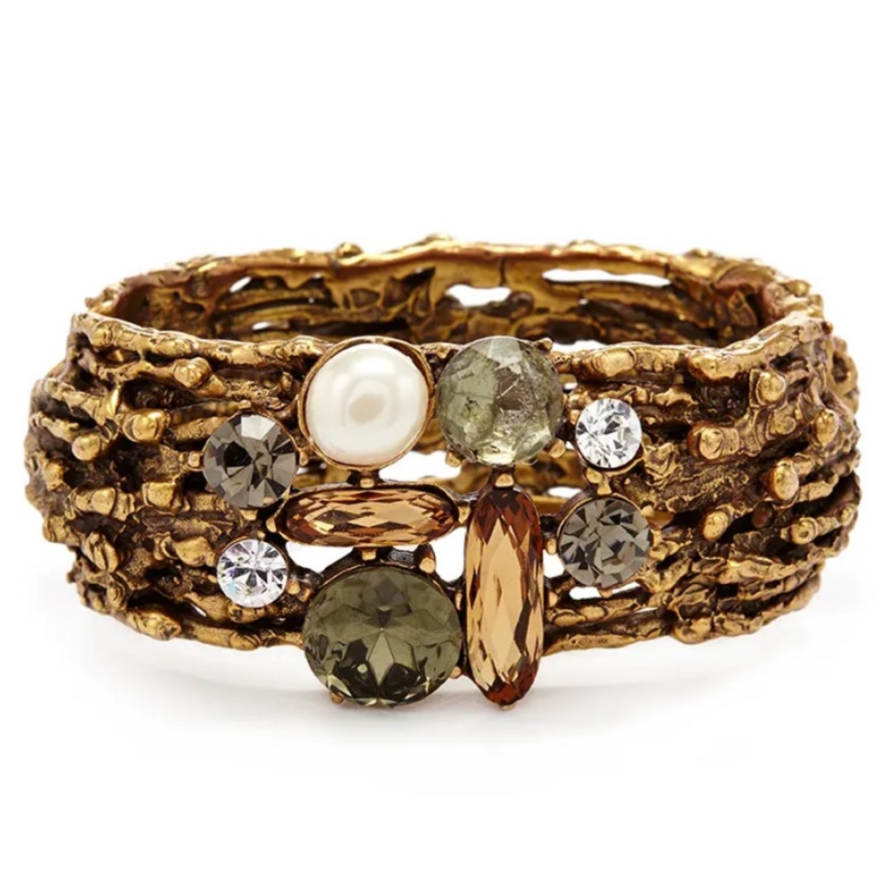 Oscar de la Renta pearl branch cuff bracelet. This is a stunner!!